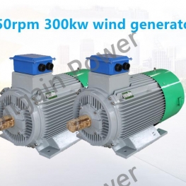350rpm 300kw wind generator/alternator/PM generator