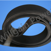 customized rubber belt for caterpillar haul off machine